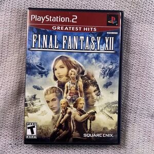 Final Fantasy XII 12 Greatest Hits - Sony PlayStation 2 PS2 - Complete CIB